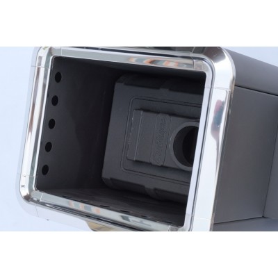 Печь для бани чугунная "СИБИРЬ -18" конвекционная с универсальной топочной дверцей