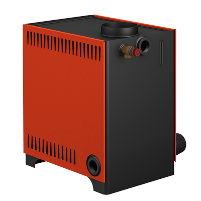 Твердотопливный котел СТЭН mini 7 терракот