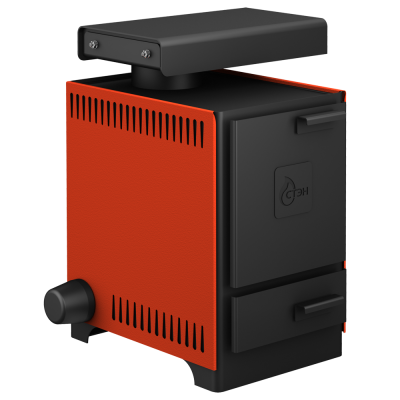 Твердотопливный котел СТЭН mini 7 терракот
