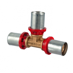 Тройник TDM Brass ВПр – 20×2.0 – 16×2.0 – 20×2.0 арт. 1645201620