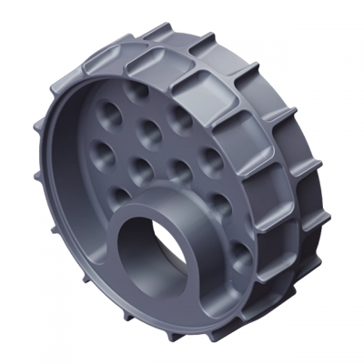 Печь для бани Технолит АВАНГАРД ЗК 35 (П2) Ураган в круглой сетке