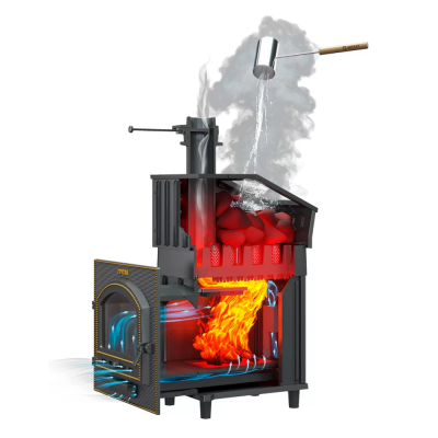 Печь для бани Технолит Гроза 24 (П2) Универсальный печь-комплект
