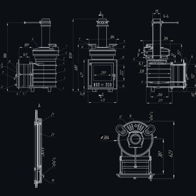 Печь для бани Технолит Искандер ЗК 18 (М)