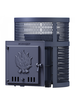 Печь для бани Технолит Искандер 18 в сетке