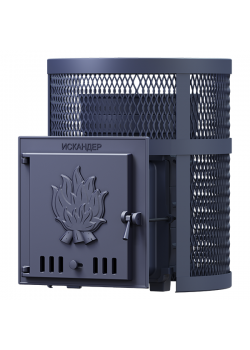 Печь для бани Технолит Искандер 25 в сетке