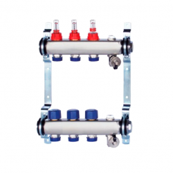 Гребенка TECline MC0303 (3 контура) с расходомерами