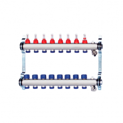 Гребенка TECline MC0308 (8 контуров) с расходомерами