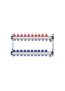 Гребенка TECline MC0313 (13 контуров) с расходомерами