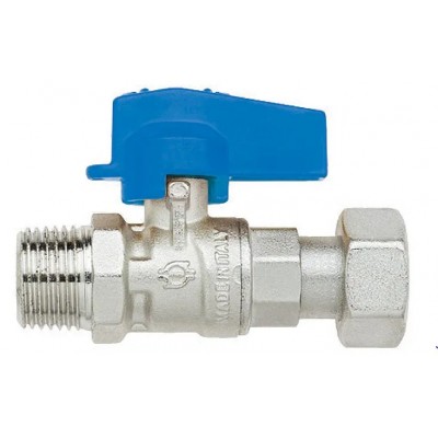 Кран шаровой F.I.V. с накидной гайкой вн/нар 1/2"x1/2"