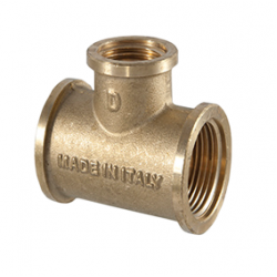 Фитинг TDM Brass тройник редукция 3/4″ x 1/2″ x 3/4″ 2063412