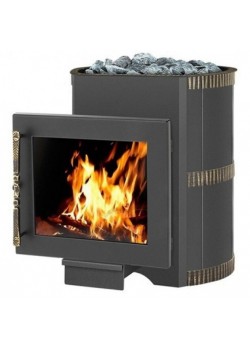 Печь для бани стальная Везувий Лава 16 Панорама