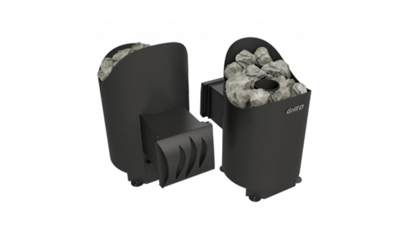Печь для бани стальная Grill'D Aurora mini Long black
