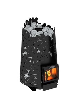 Печь для бани стальная Grill'D Dubravo 180 Short black