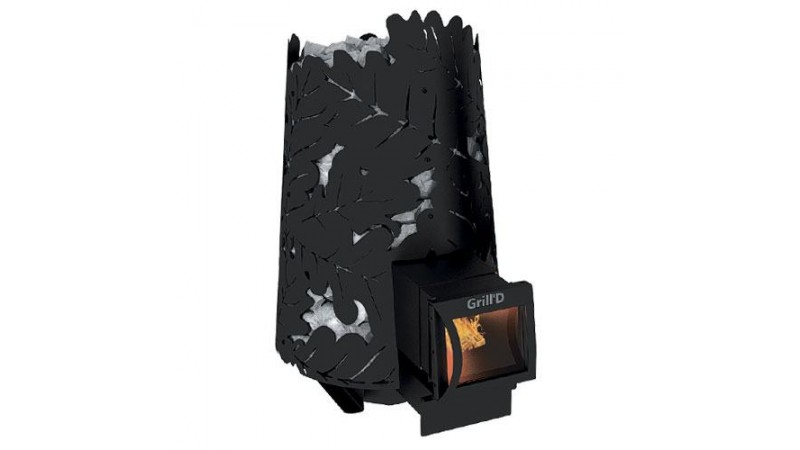Печь для бани стальная Grill'D Dubravo 180 Long black