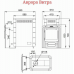 Печь для бани стальная Термофор (TMF) Аврора XXL Inox Витра Иллюминатор антрацит НВ