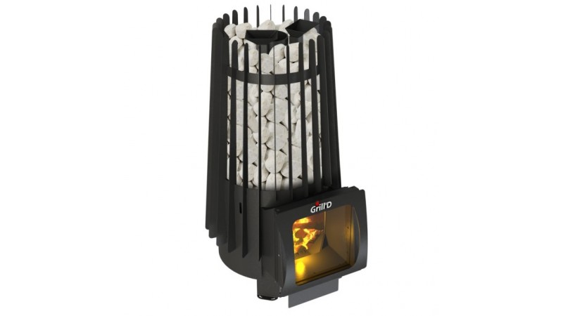 Печь для бани стальная Grill'D Cometa 350 Vega Window Max