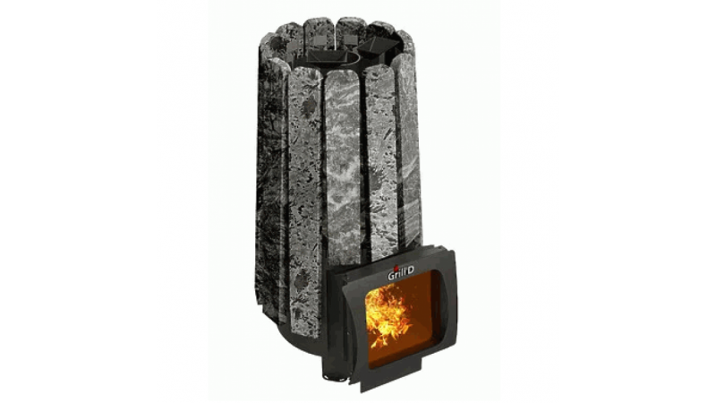 Печь для бани стальная Grill'D Cometa 180 Vega Short Window Max Stone