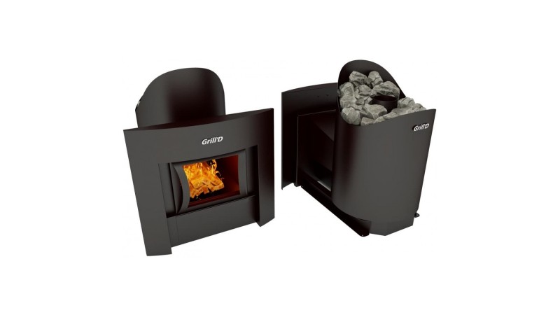 Печь для бани стальная Grill'D Aurora 160 Window