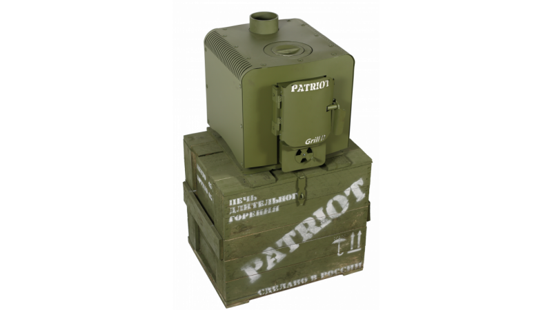 Отопительная печь Grill'D PATRIOT PARTIZAN oliva 200