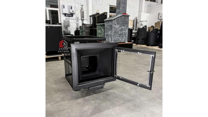 Печь для бани ComfortProm Чугун, до 20 м³, ПАНОРАМА