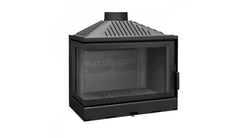 Чугунная каминная топка KFD ECO MAX 7 L basic D стекло слева (с шибером)