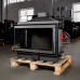 Чугунная каминная топка KFD ECO MAX 7 L standard D стекло слева (с шибером)