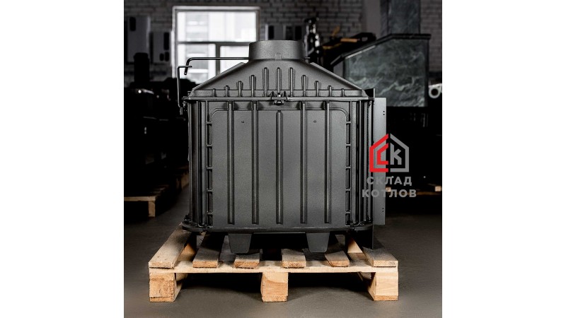 Чугунная каминная топка KFD ECO MAX 7 L standard D стекло слева (с шибером)