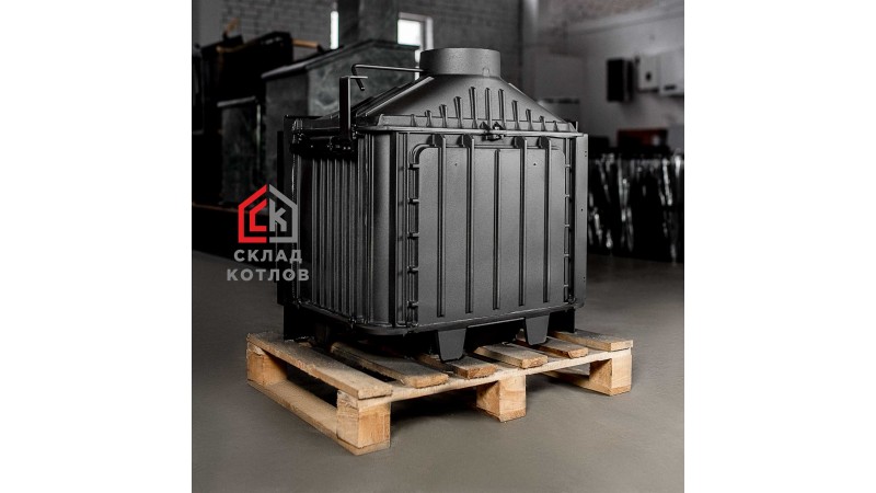 Чугунная каминная топка KFD ECO MAX 7 L standard D стекло слева (с шибером)