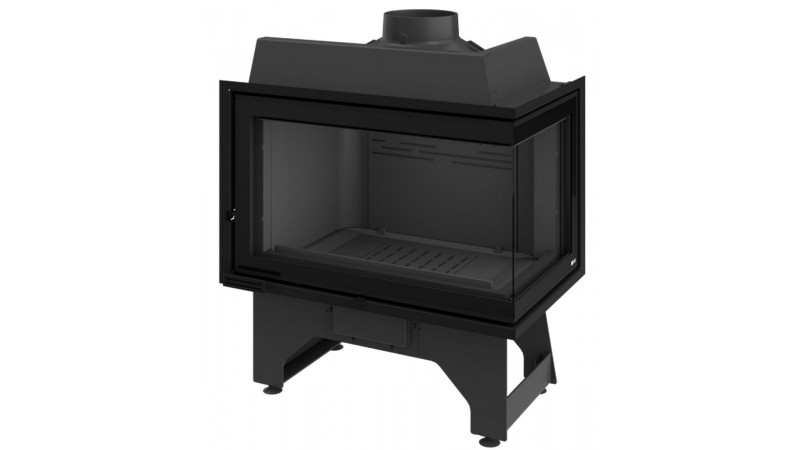 Чугунная каминная топка KFD ECO iLUX 90 L левая сторона