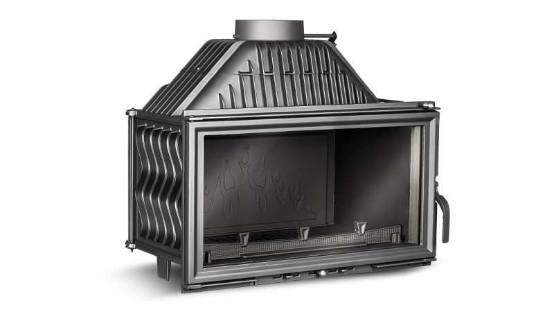 Чугунная каминная топка KawMet W15 STANDARD 12 кВт