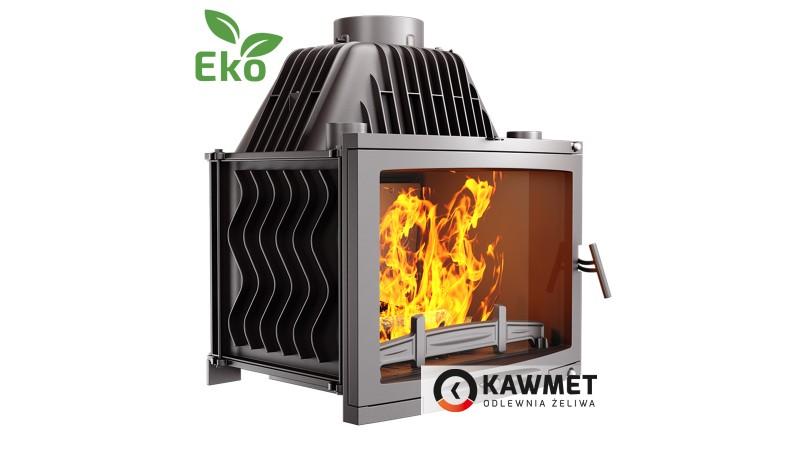 Чугунная каминная топка KawMet W17 Panorama 16.1 кВт EKO