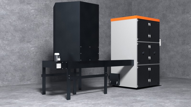 Твердотопливный котел TIS HARD BIO 300