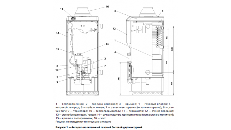 Газовый котел АОГВК RGA 11,6-3 (исп 7)