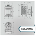 Печь для бани чугунная ProMetall Атмосфера L комбинированная сетка-ламель Жадеит