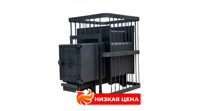 Печь для бани ComfortProm Сталь 8 мм, до 20 м³, чугунная дверь