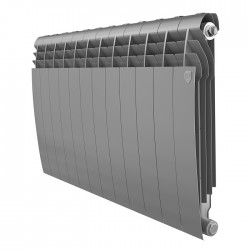 Биметаллический радиатор Royal Thermo BiLiner 500 /Silver Satin - 12 секц