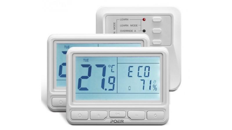 POER PTC10 + PTR10 Безпроводной термостат ZONT с недельным программированием + приемник