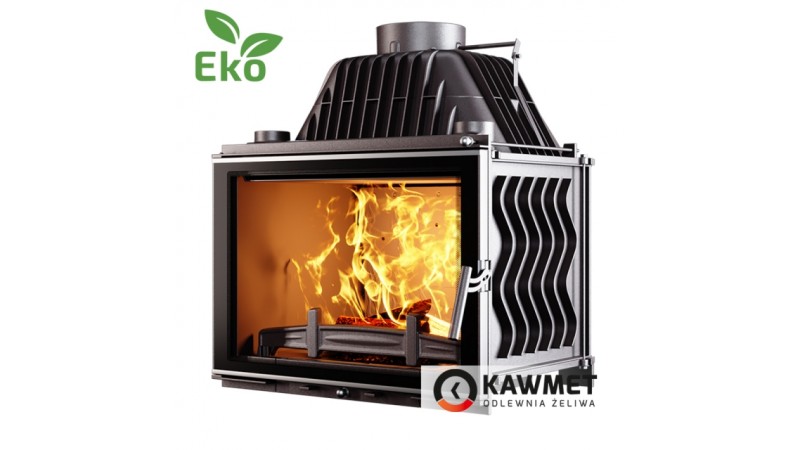 Чугунная каминная топка KawMet W17 16,1 кВт decor EKO