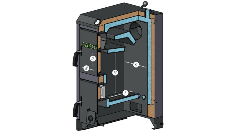 Твердотопливный котел Sakovich STANDART Pro 26 кВт