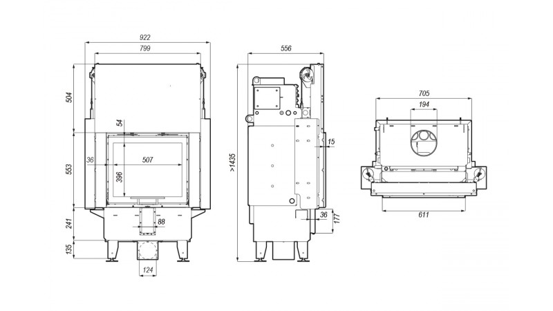 Каминная топка Defro Home NAVI SM G