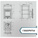 Печь для бани чугунная ProMetall Атмосфера XL в облицовке Талькохлорит узор №7