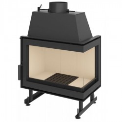 Стальная каминная топка KFD ECO 70 L с шамотом 40 мм