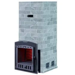 Печь для бани Технолит комплект Гром 30 (П2) Русский пар 1540/40 Талькохлорит кирпич