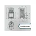 Печь для бани чугунная ProMetall Атмосфера XL сетка из прутка