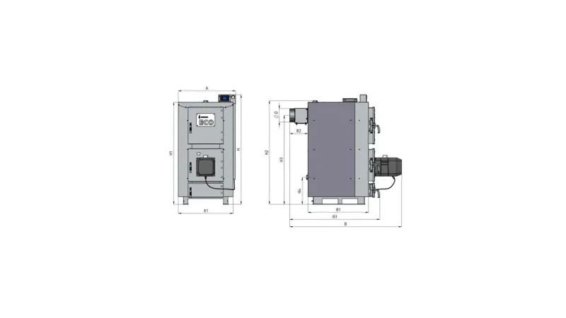 Пеллетный котел Sakovich ECO 70 кВт