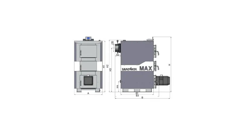 Пеллетный котел Sakovich Pellet Max 70 кВт