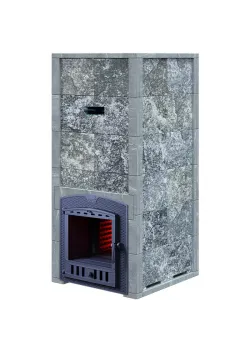 Печь для бани Технолит Комплект GFS ЗК 30 (П2) Русский пар 1600/50 Талькохлорит дикий камень