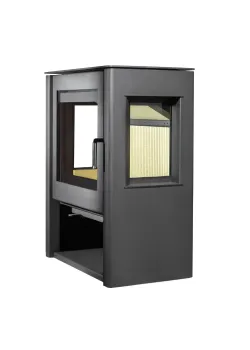 Стальная печь-камин Мета-Бел Севан 7В 3D