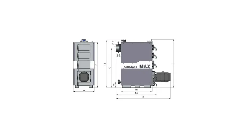 Пеллетный котел Sakovich Pellet Max 200 кВт